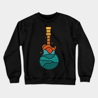 guitar vibrations Crewneck Sweatshirt